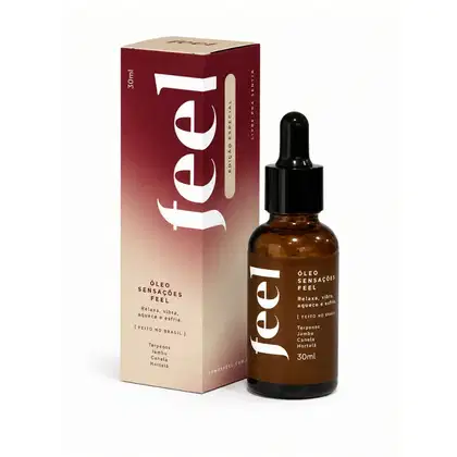 Imagem do produto Óleo Sensações Feel 30ml - Edição Especial Terpenos, Jambu, Vegano e Dermatologicamente testado