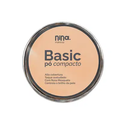 Imagem do produto Pó Compacto Basic  9gr Cor:03 - Nina Makeup