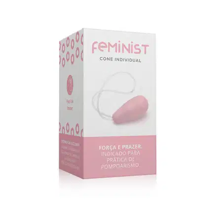 Imagem do produto Cone para Pompoarismo Feminist Amarelo - 32 g | Outlet