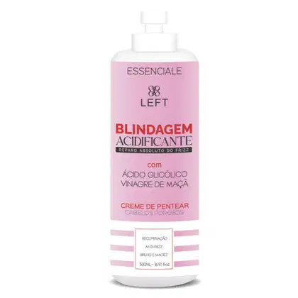 Imagem do produto Left Cosméticos Essenciale Blindagem Acidificante - Creme de Pentear 500ml