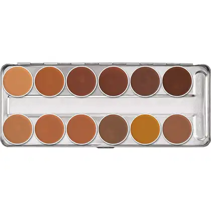 Imagem do produto DERMACOLOR CAMOUFLAGE PALETA 12 CORES CARIBBEAN - KRYOLAN