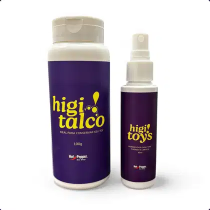 Imagem do produto Higi Kit Limpeza de Vibrador Masturbador Plug Anal CyberSkin