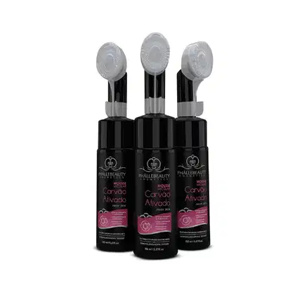 Imagem do produto Mousse Micelar Carvao Ativado - Phallebeauty