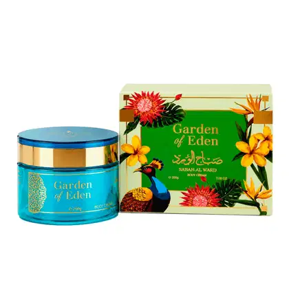 Imagem do produto Creme Corporal Hidratante Sabah Al Ward Garden of Eden 200ml (Pasta) - Isabelle La Belle