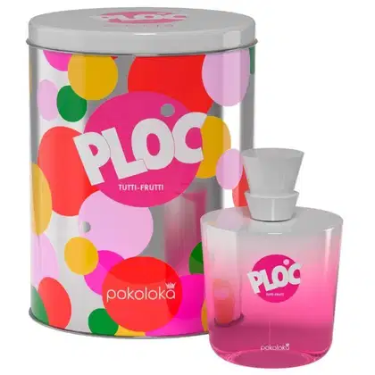 Perfume Ploc 100ml da marca Pokoloka com a lata que acompanha o produto