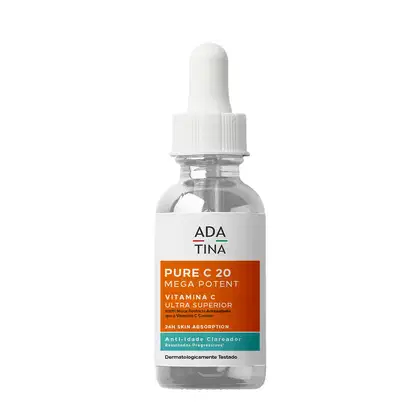 Sérum Redutor de Marcas Facial Pure C 20 Vitamina C, da marca Ada Tina.