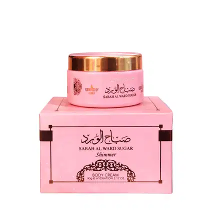 Creme Hidratante Corporal Isabelle La Belle Shimmer Sabah Al Ward Sugar, 90g.