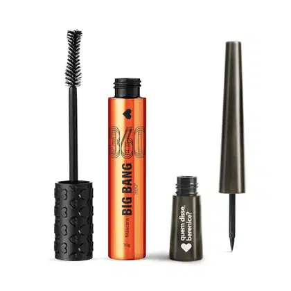 Imagem do produto Combo Make dos Olhos: Máscara de Cílios Big Bang 360 + Delineador Líquido