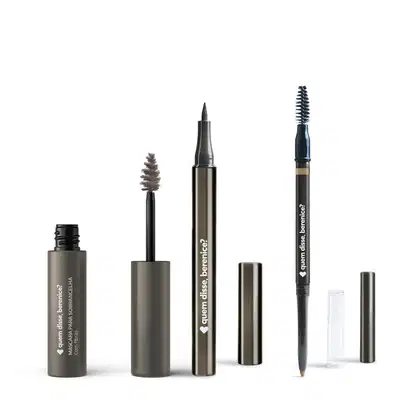 Imagem do produto Combo Clarete: Lapiseira para Sobrancelha 350mg + Máscara para Sobrancelhas com Fibras 3,5g + Caneta Sobrancelha 1ml