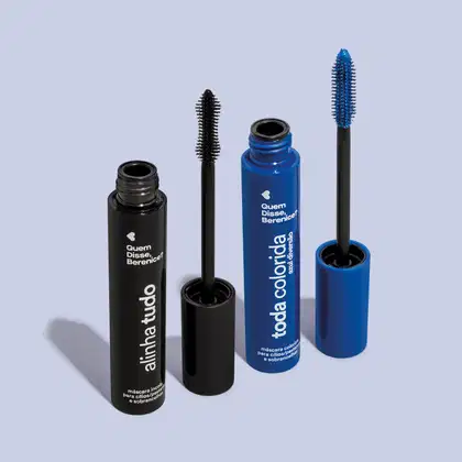 Imagem do produto Combo Máscara para Cílios e Sobrancelhas Incolor 12g + Máscara para Cílios e Sobrancelhas Azul Diversão 10g