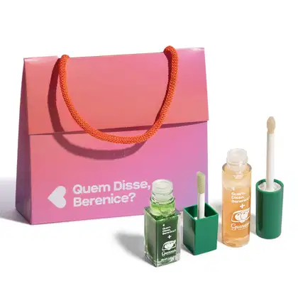 Imagem do produto Combo QDB Guaraná Antarctica: Gloss Labial 10ml + Blush Líquido Que Muda de Cor 6,8ml + Sacola de Presente P