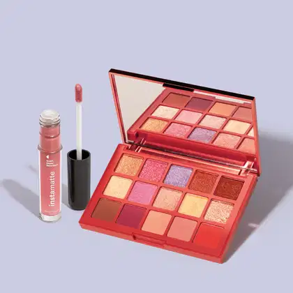 Imagem do produto Combo Make Camaleoa: Paleta de Sombras 12g + Batom Líquido Rosetali 4ml