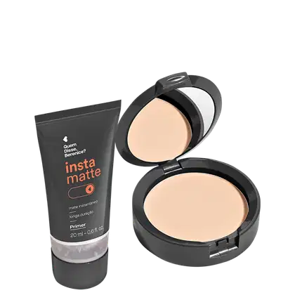 Imagem do produto Kit Quem Disse, Berenice? Instamatte Primer + Pó Compacto Translúcido (2 Produtos)