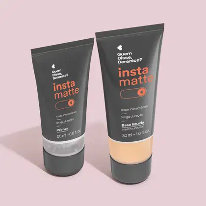 Imagem do produto Combo Instamatte: Primer Facial Líquido 20ml + Base Líquida 110Q 30ml