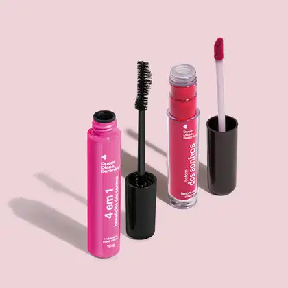 Imagem do produto Combo Dos Sonhos: Máscara Para Cílios 4 Em 1 10g + Batom Líquido Roxite 4ml