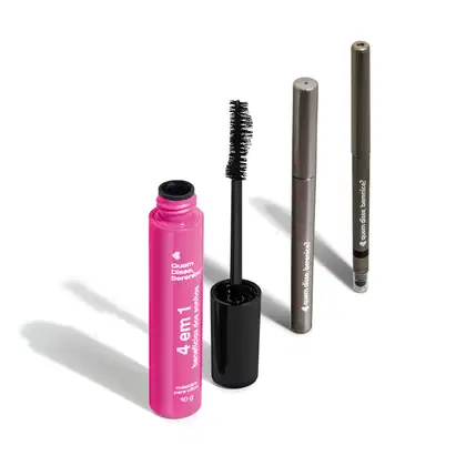 Imagem do produto Combo Máscara Para Cílios Dos Sonhos 10g + Caneta Delineadora 1ml + Lápis Olhos Pretô 200mg