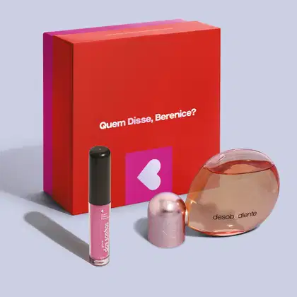 Imagem do produto Combo Presente Dos Sonhos: Eau de Parfum Desobediente 100ml + Gloss Labial Rosadex 4ml + Caixa de Presente