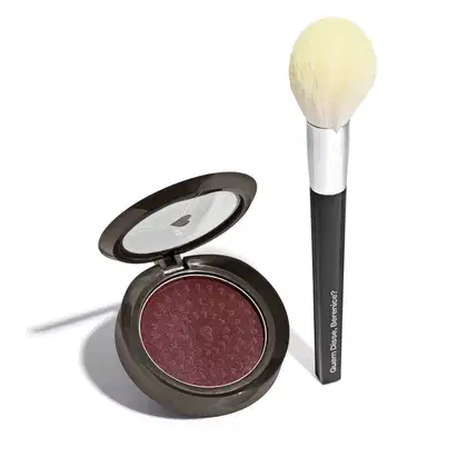 Imagem do produto Combo Blush Compacto Malva Amoratin 2g + Pincel Para Pó e Blush