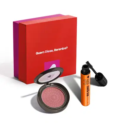 Imagem do produto Combo Presente: Máscara de Cílios 10g + Blush Compacto Rosa 2g + Caixa de Presente