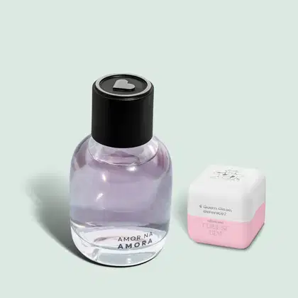 Imagem do produto Conjunto Amor na Amora Quem Disse, Berenice? - Desodorante Colônia 75ml + Hidratante Labial Rosa 6,2g