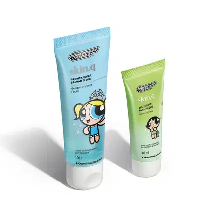 Imagem do produto Combo QDB As Meninas Super Poderosas: Gel de Limpeza Facial 100g + Hidratante Facial 40ml