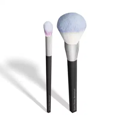 Imagem do produto Combo Acessórios Berê: Pincel Para Pó + Pincel Para Corretivo