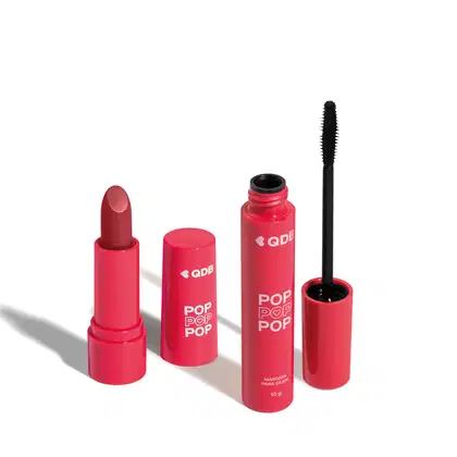 Imagem do produto Combo POP: Batom Cremoso Rosa Malva 3,6g + Máscara de Cílios 10g