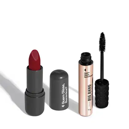 Imagem do produto Combo Batom Vermelho Cremoso 3,8g + Máscara de Cílios 10g