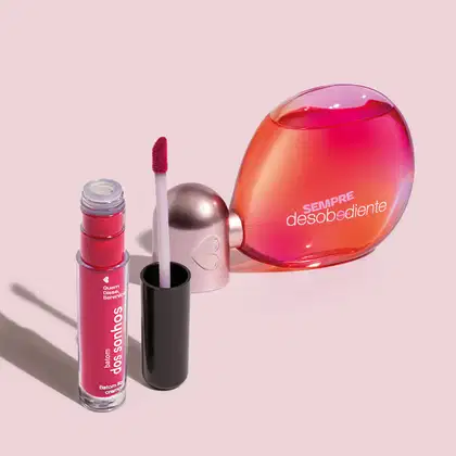 Imagem do produto Combo Sempre Desobediente Eau De Parfum 100ml + Batom Líquido Cremoso Rosa Roxite 4ml