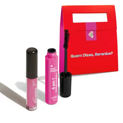 Imagem do produto Combo Presente Dos Sonhos: Máscara de Cílios 4 em 1 10g + Gloss Rosadex 4ml + Sacola de Presenteável