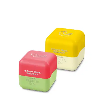 Imagem do produto Combo Balm Labial Cuide-se Bem Feira: Melancia 6,2g + Banana 6,2g