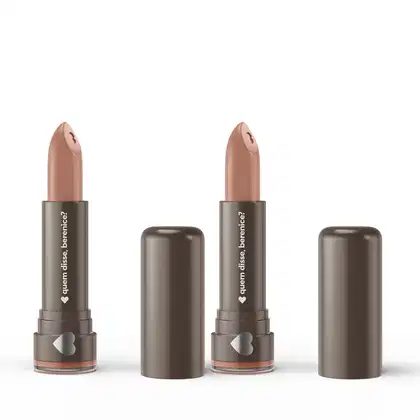 Imagem do produto Combo Batom Cremoso Hidratante Marrom Nudelina 3,8g (2 itens)
