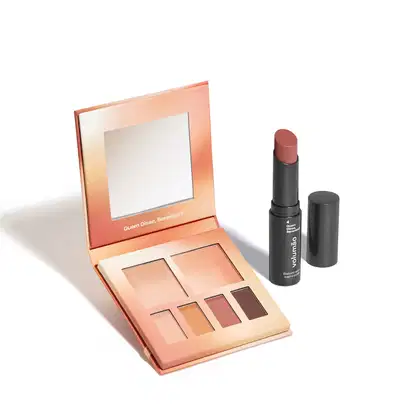 Imagem do produto Combo Paleta Multifuncional Nude 7g + Batom Stick Semimate Rosado 3.4g