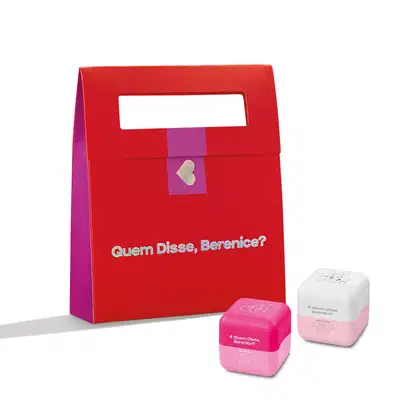 Imagem do produto Combo Presente Hidratante Labial Cuide-se Bem: Rosa Nude 6,2g + Vinho 6,2g + Sacola