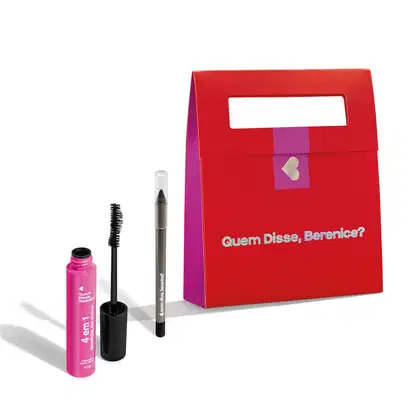 Imagem do produto Combo Presente Lápis Para Olhos Pretuco 1,2g + Máscara De Cílios Dos Sonhos 10g + Sacola