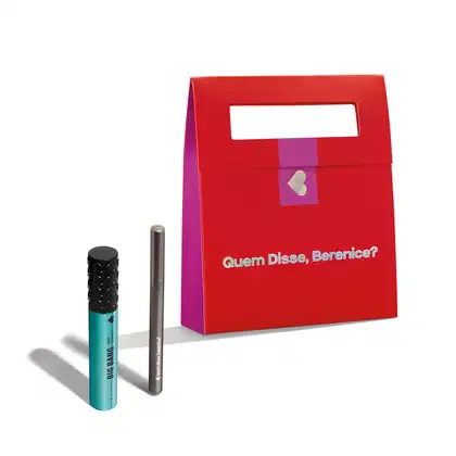Imagem do produto Combo Presente: Máscara de Cílios Preta 10g + Caneta Para Sobrancelha Clarete 1ml + Sacola
