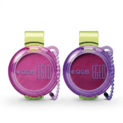 Imagem do produto Combo QDB Egeo Ubessesion: Batom 3 em 1 Berry Framboesa Lip & Cheek 2,5g + Batom 3 em 1 Lilac Lavanda Lip & Cheek 2,5g