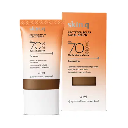 Imagem do produto Protetor Solar Facial Delícia FPS 70 Skin.q Cor 04 40ml