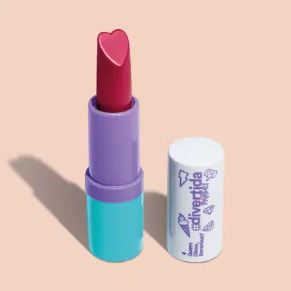 Imagem do produto Batom Cremoso Rosa Radiante QDB Divertida Make! 3,5g