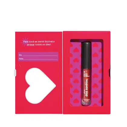 Imagem do produto Gloss Labial Marrom Avermelhado Dos Sonhos Especial Presente 4ml