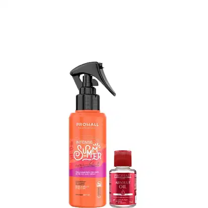 Kit Prohall Cosmetic Intense Summer + Absolut Oil, 2 produtos.