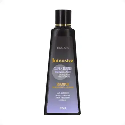Imagem do produto Shampoo Desamarelador Para Cabelos Loiros e Grisalhos Super Blond Intensive Abelha Rainha 300ml REF 1776