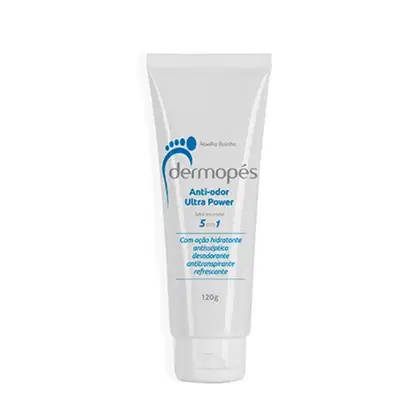 Imagem do produto Dermopés Talco Em Creme 5 em 1 Antiodor Ultra Power 120g Abelha Rainha REF 2051