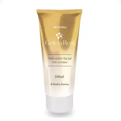 Imagem do produto Sabonete Facial Em Creme Geleia Real Para Limpeza Hidratação Profunda Da Pele 100ml Abelha Rainha REF 2459