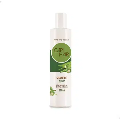 Shampoo Abelha Rainha Capi Hair Quiabo, 300ml.