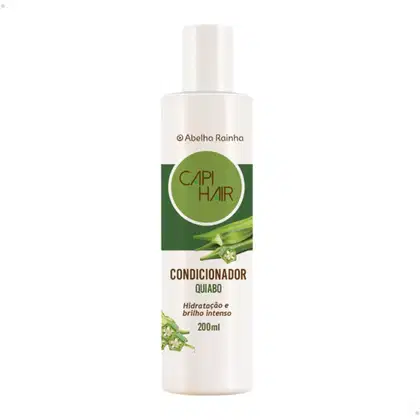 Condicionador Abelha Rainha Capi Hair Quiabo, 200ml.