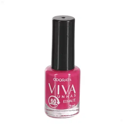 Imagem do produto Esmalte 60 Segundos Rosa Trancoso Cremoso 7ml Viva Unhas ODORATA REF 2646