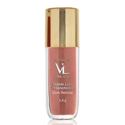 Imagem do produto Batom Luxo Preenchedor Nude Classic Com Ácido Hialurônico Retinol Vitamina E VIVA LUXO ODORATA REF 2670