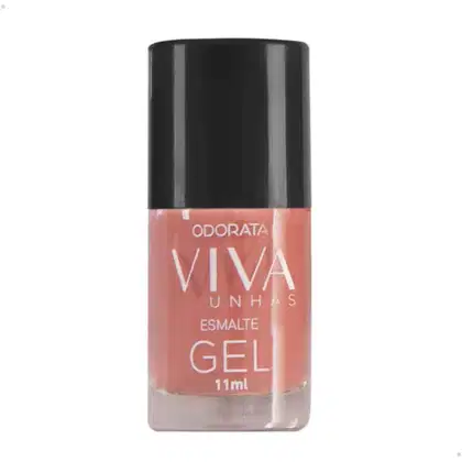 Imagem do produto Esmalte Em Gel Nude Absoluto Cremoso Não Precisa Cabine Secagem Rápida Hipoalergênico Viva Unhas ODORATA REF 2681