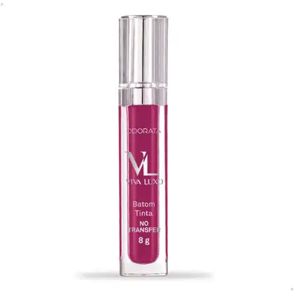 Imagem do produto Batom Tinta No Transfer Magnética Rosa Efeito Supermatte Longa Duração Ultrapigmentação Viva Luxo ODORATA REF 2709